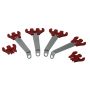 MOROSO MOR72151 Spark Plug Wire Looms Red