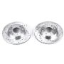PowerStop JBR304XPR PowerStop Evolution Performance Drilled, Slotted & Plated Brake Rotor Pair