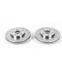 PowerStop JBR1584XPR PowerStop Evolution Performance Drilled, Slotted & Plated Brake Rotor Pair