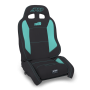 PRP Seats A9001044-201-238 PRP EnduroCrawl Reclining Suspension Seat - Black/Teal Vinyl - Driver
