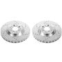 PowerStop EBR895XPR PowerStop Evolution Performance Drilled, Slotted & Plated Brake Rotor Pair