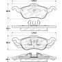 Stoptech 308.08160 Street Brake Pads