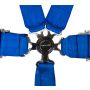 NRG 6PT 3in. Seat Belt Harness / Cam Lock - Blue