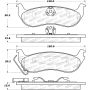 Stoptech 308.09320 Street Brake Pads