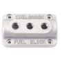 Edelbrock 1285 Fuel Block Triple As Cast
