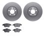 Dynamic Friction 4502-74098 Rotor Kit