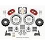 Wilwood 140-15200-DR Narrow Superlite 6R Front Hub Kit 14.00in Drill Red 65-72 CDP C Body -Drum