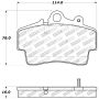 Stoptech 309.07370 Performance Brake Pads
