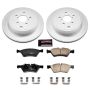 PowerStop CRK5883 Genuine Geomet Coated Rotor and Low-Dust Ceramic Brake Pad Kit