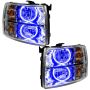 Oracle Lighting 7007-002 SMD Pre-Assembled Headlights, Round Style, Blue