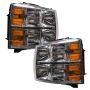 Oracle Lighting 7007-003 SMD Pre-Assembled Headlights, Round Style, Red