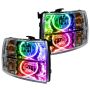 Oracle Lighting 7007-334 SMD Pre-Assembled Headlights, Round Style, ColorSHIFT(tm) - No Controller