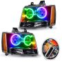 Oracle Lighting 7010-330 SMD Pre-Assembled Headlights, ColorSHIFT