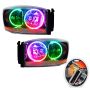 Oracle Lighting 7033-330 SMD Pre-Assembled Headlights, Black Bezel, ColorSHIFT