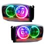 Oracle Lighting 7033-334 SMD Pre-Assembled Headlights, Black Bezel, ColorSHIFT(tm) - No Controller