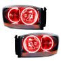 Oracle Lighting 7033-335 2006 Dodge Ram Pre-Assembled LED Halo Headlights - (Black Housing)