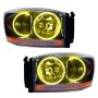 Oracle Lighting 7033-335 2006 Dodge Ram Pre-Assembled LED Halo Headlights - (Black Housing)