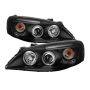 SPYDER 5011596 Projector Headlights - LED Halo - Black
