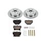PowerStop KOE2318 OE Stock Replacement Low-Dust Ceramic Brake Pad and Rotor Kit
