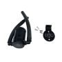 J&L 99-04 Ford Lightning Driver Side Oil Separator 3.0 - Black Anodized