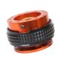 NRG Quick Release Kit - Pyramid Edition - Orange Body / Black Pyramid Ring
