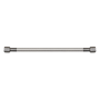 Goodridge VTOL-008C-CL 8in Universal Oil Line Assembly w/Clear Fittings