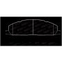 Stoptech 309.14000 Sport Brake Pads w/Shims and Hardware - Front