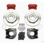 Wilwood 140-7141-R Forged Dynalite P/S Park Brake Kit Red Chevy 12 Bolt w/ C-Clips