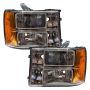 Oracle Lighting 7054-001 SMD Pre-Assembled Headlights, Square Ring Design, White