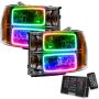 Oracle Lighting 7054-333 SMD Pre-Assembled Headlights, Square Ring Design, ColorSHIFT(tm) 2.0