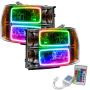 Oracle Lighting 7054-504 SMD Pre-Assembled Headlights, Square Ring Design, ColorSHIFT(tm) - Simple