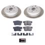 PowerStop SC3098 Semi-Coated Rotor and Low-Dust Ceramic Brake Pad Kit