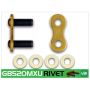 RK Chain GB520MXU-RL GB520MXU-RIVET - Gold