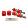 Energy Suspension 84-87 Honda Civic/CRX Red 16mm Front Sway Bar Bushings (Sway Bar link bushings and