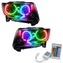 Oracle Lighting 7070-504 SMD Pre-Assembled Headlights, Non-HID, Chrome Bezel, ColorSHIFT(tm) - Simple