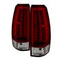 SPYDER 5032478 LED Tail Lights - Red Clear
