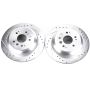 PowerStop JBR1729XPR PowerStop Evolution Performance Drilled, Slotted & Plated Brake Rotor Pair