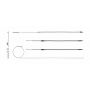 RIGHT STUFF DETAILING RSDRSBCF02 Brake Cable Set w/Hardwa re 68-69 Camaro