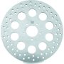 TwinPower 666825 Twin Power 08-13 FLH FLT 08-16 FLHR 06-17 Dyna Front 11.8in Rotor Solid With Holes Stainless