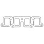 Cometic Gasket C5776-064 Cometic Buick BB V8 .064in ArmorCore Exhaust Mani Gskt Set-1.234in x 1.890in