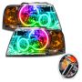 Oracle Lighting 7153-330 SMD Pre-Assembled Headlights, Chrome Bezel, ColorSHIFT