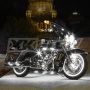 XKGLOW XK034001-W XK Glow Strips Single Color  LED Accent Light Motorcycle Kit White - 8xPod + 2x8In