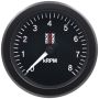 AutoMeter ST100-08 Stack Sport 88mm 0-8K RPM Tachometer - Black