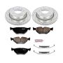 PowerStop K613 Z23 Daily Driver Carbon-Fiber Ceramic Brake Pad and Drilled & Slotted Rotor Kit