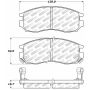 Stoptech 305.04840 Street Select Brake Pads - Rear