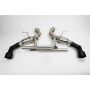Mishimoto 2016+ Chevrolet Camaro SS Dual-Tip Pro Axle-Back Exhaust w/ Black Tips