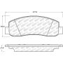Stoptech 305.13330 Street Select Brake Pads - Front/Rear