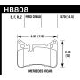 Hawk Performance HB808Z.570 Performance Ceramic Disc Brake Pad