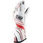 OMP One-S Gloves White - Size S Fia 8556-2018