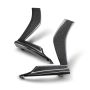Seibon FBT22SBIMP 2022 Subaru WRX Carbon Fiber Front Bumper Arch Trim